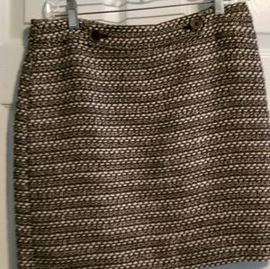 Loft knit lined skirt